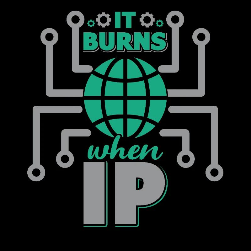 Lustiger Spruch "It Burns when i Pee"!