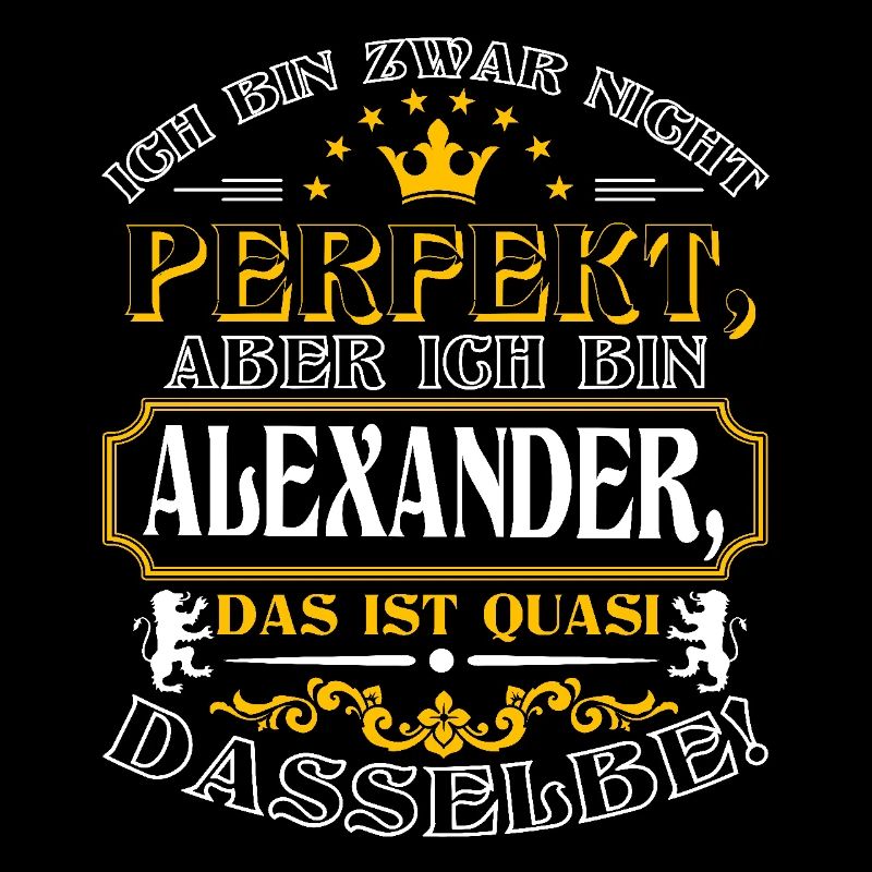 Funny ALEXANDER for Name Day with Name Name