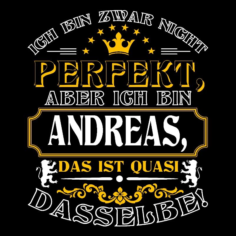 Funny ANDREAS for the name day with name name