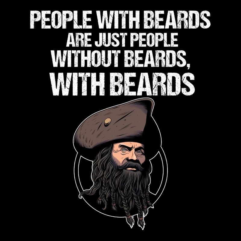 Des gens avec des barbes ! Citation de barbe de coiffeur drôle