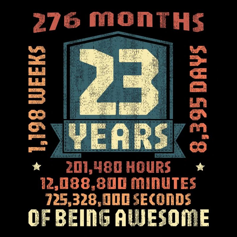 23 ans ! Cadeau d’anniversaire 23e anniversaire