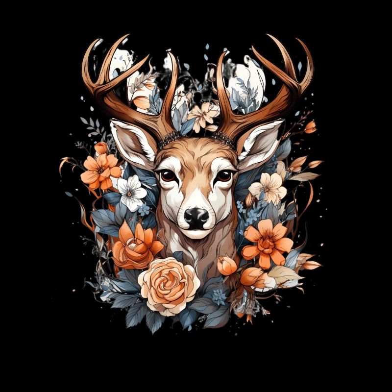 Replacement dirndl deer antlers deer