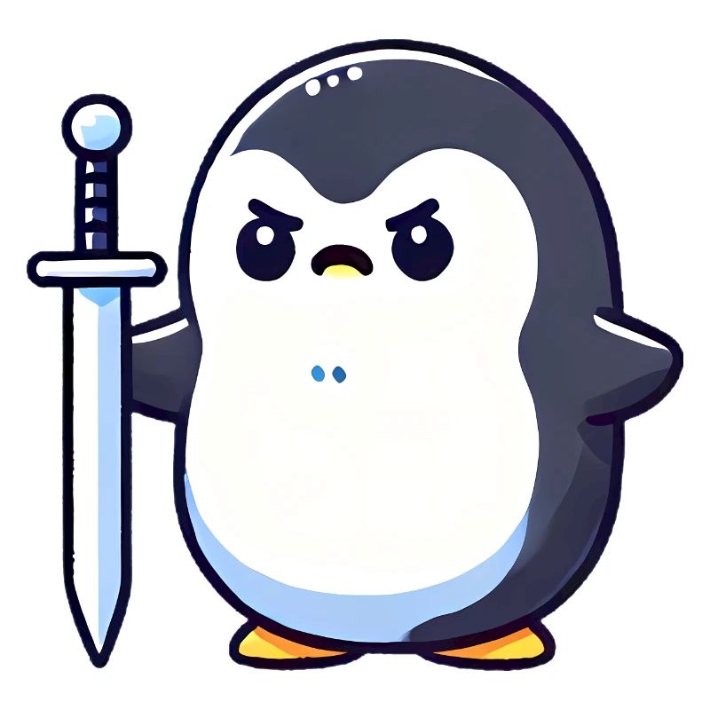 Tiny Penguin Warrior