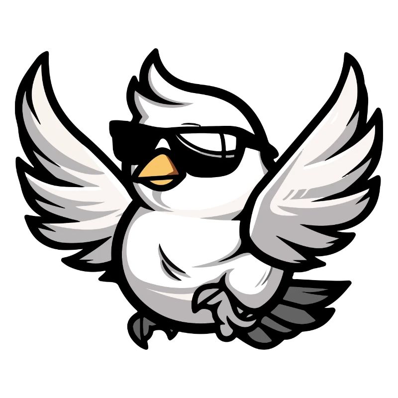 Dove Bird Comic Cool