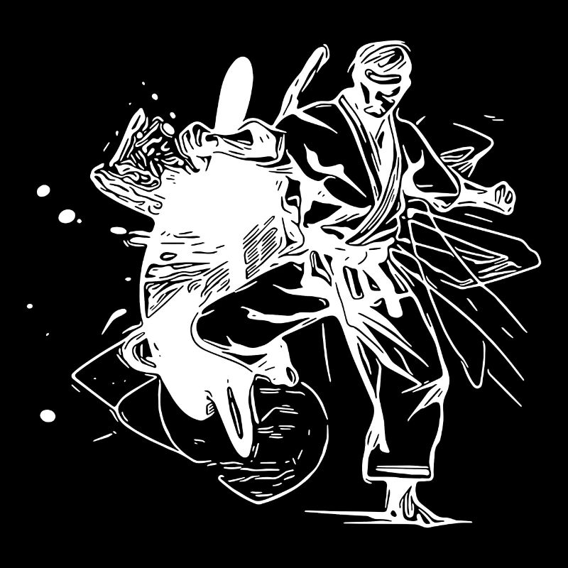 Style de combat Shadow Boxing Karaté Fighter Tatouage