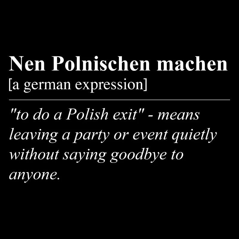 Making a Polish Funny German Idiom