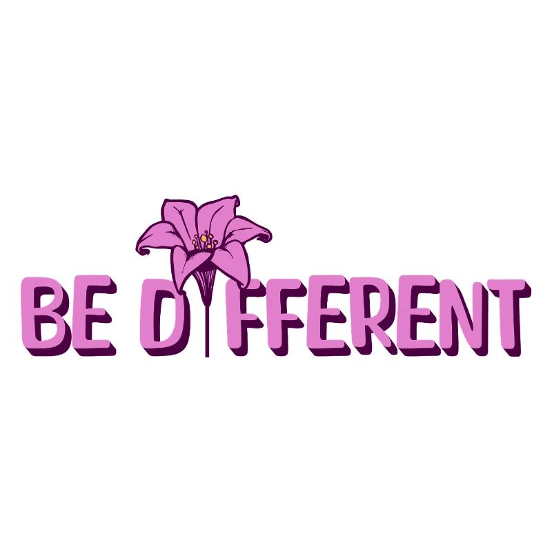 BE DIFFERENT - Jardin de fleurs de lys violets