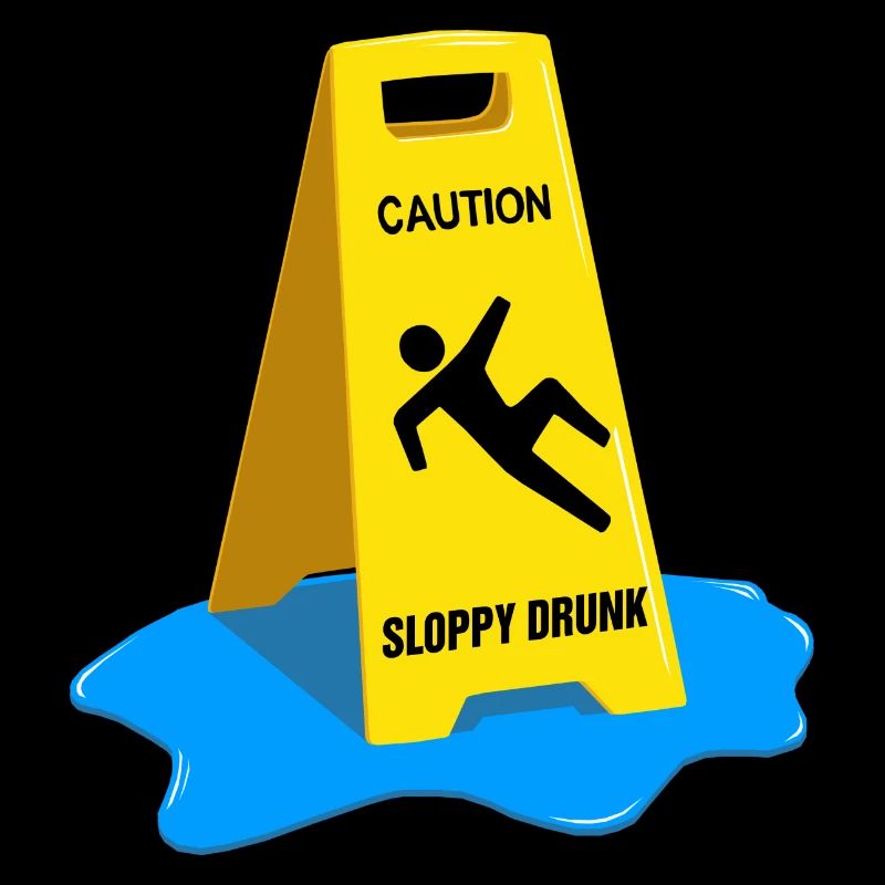 Caution Sloppy Drunk