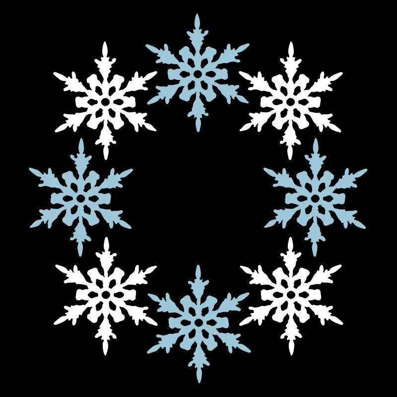 winter ring circle round pattern design cool cold sc