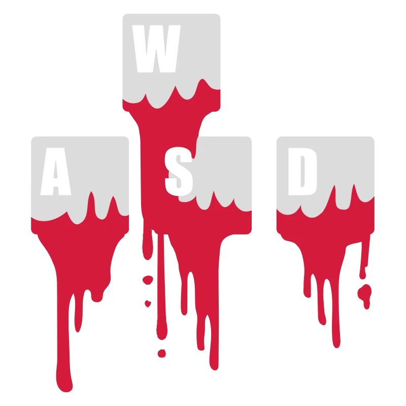 Computer Keyboard Keys WASD