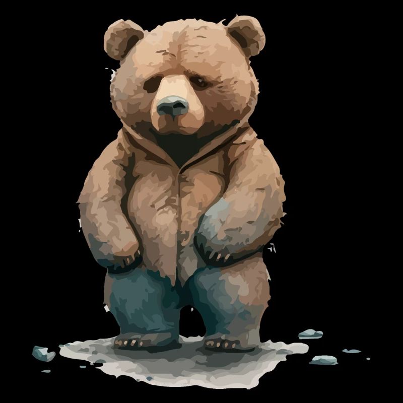 Teddy the grumpy bear