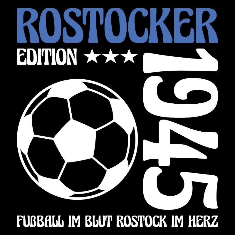 Rostocker Geburtstag 1945 Fußball Geschenk