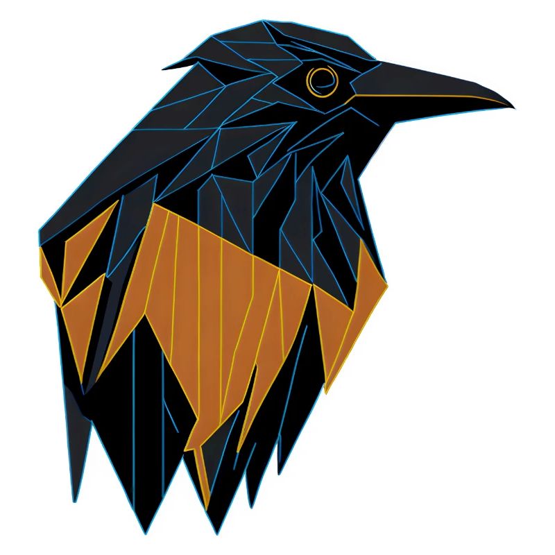 Geometric Raven