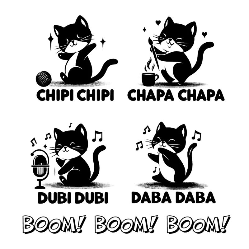 Chipi Chipi Chapa Chapa Dubi Dubi Daba Daba cat