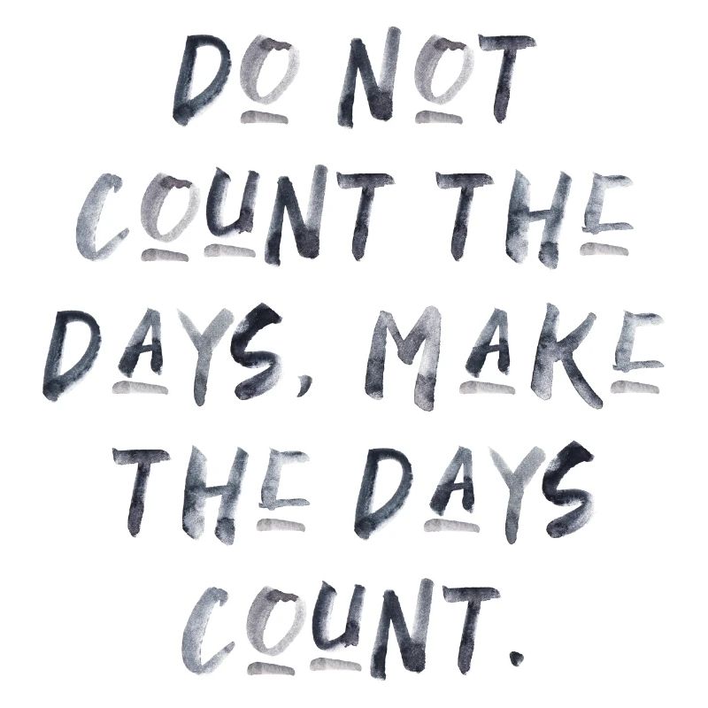 citations devis compter les jours motivation inspiration