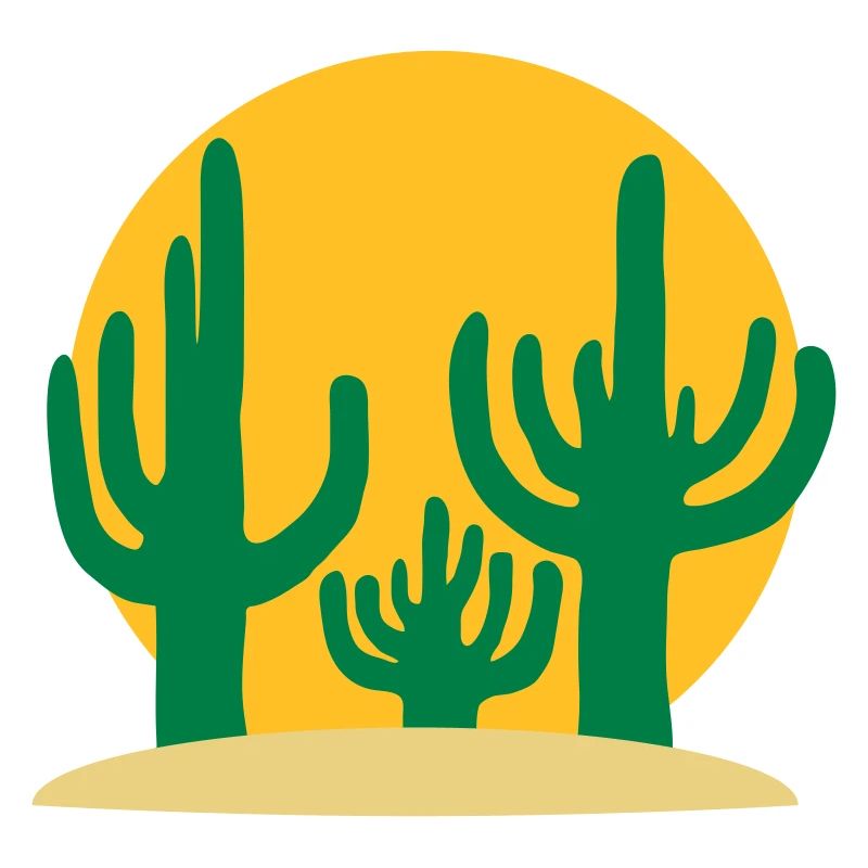 Soleil 3 Cactus Désert