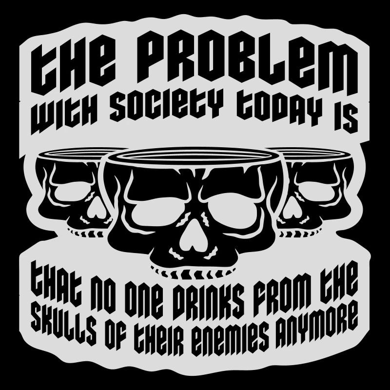 drinks from enemies skulls