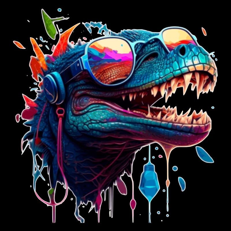 Lizard shows coolness as an alligator and crocodile