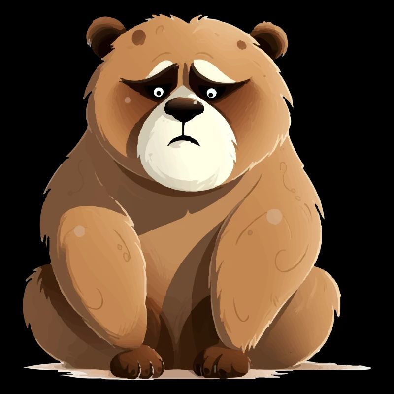 Bibi the grumpy bear