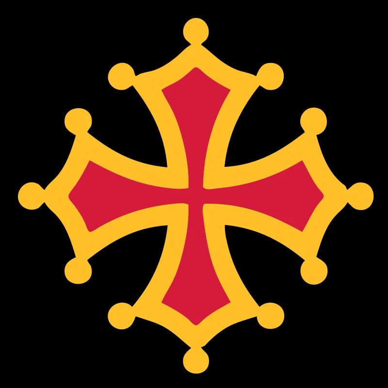 croix occitane graphique vectoriel
