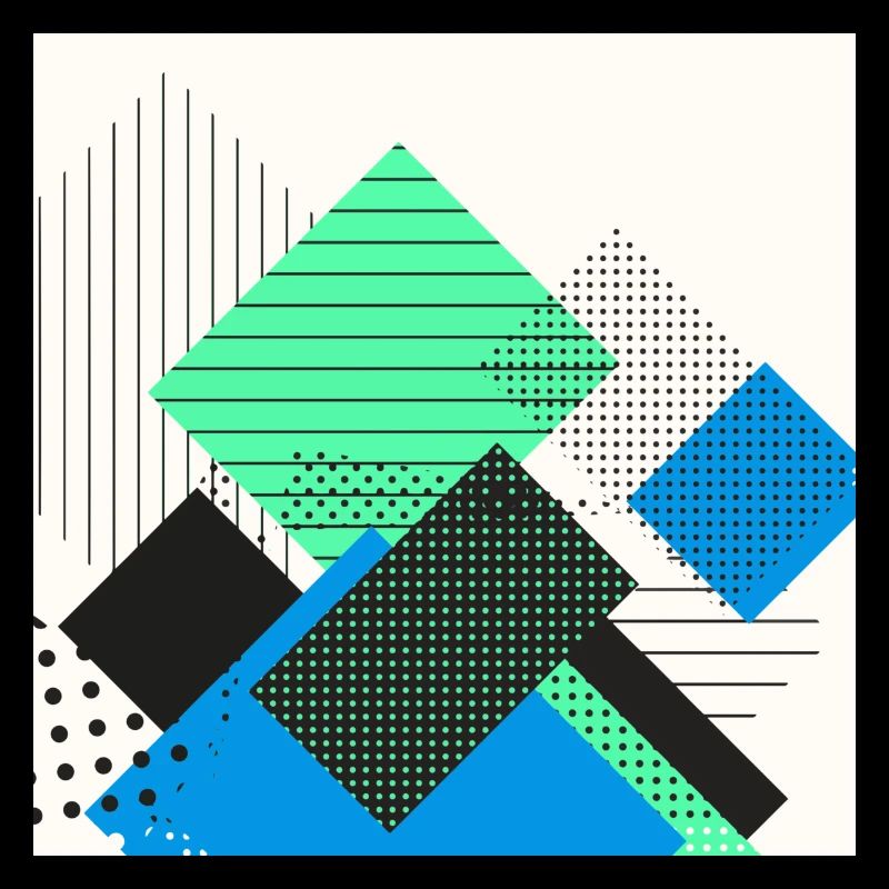 Abstract rectangles pastel