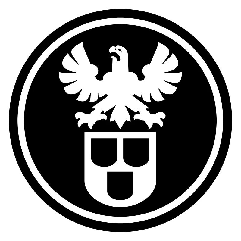 Painter and painter guild sign with eagle neg