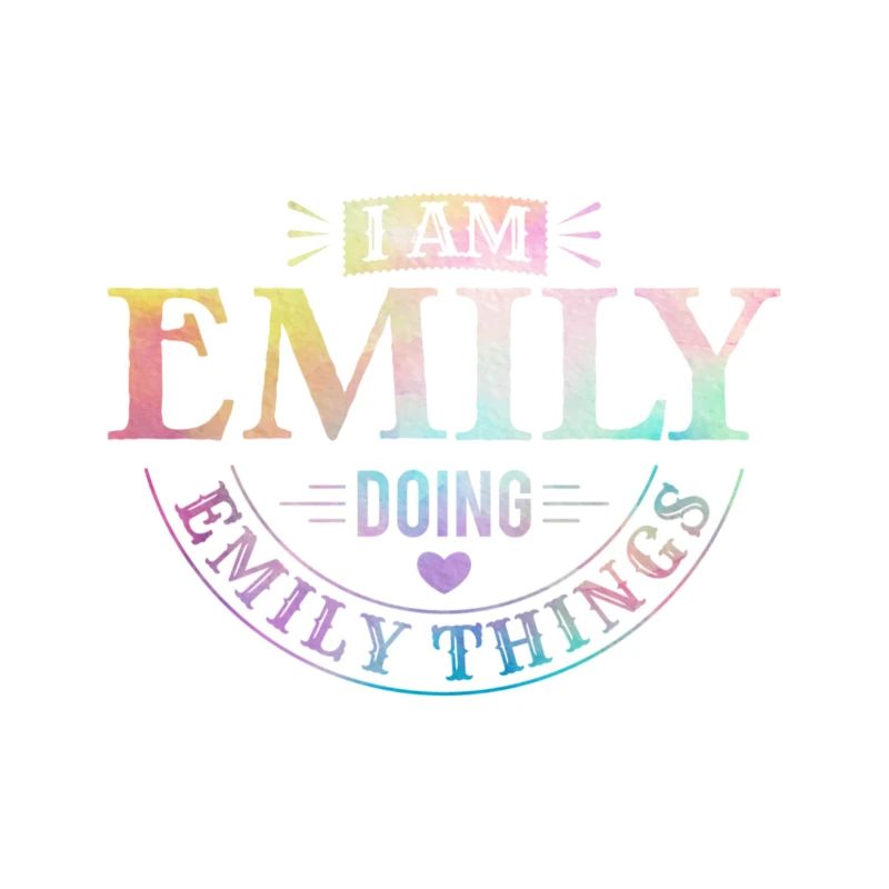 Ich bin Emily Doing Emily Things Geschenk