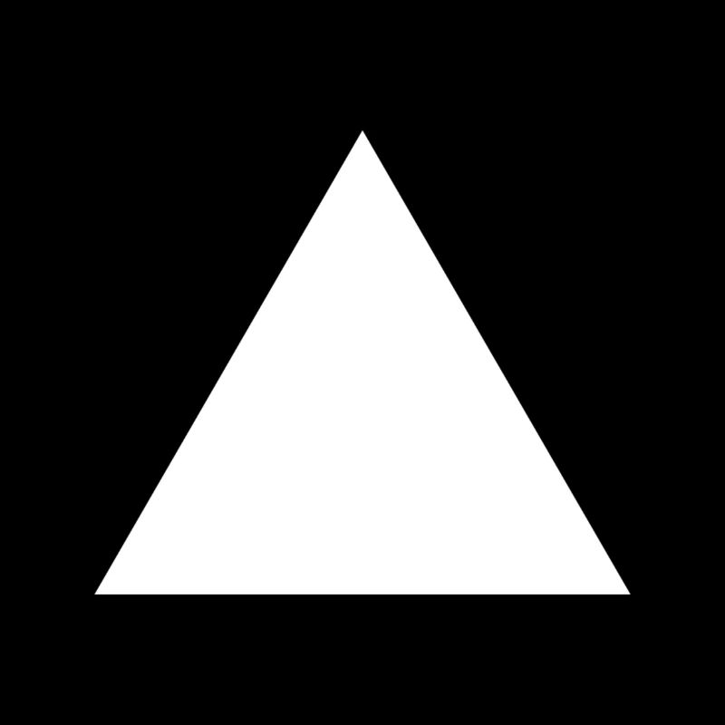Triangle Triangle Blanc