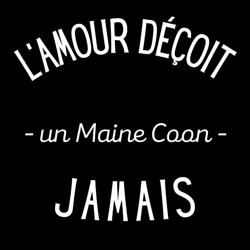 L'amour déçoit un Maine coon jamais