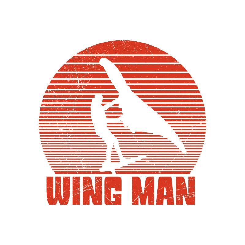 Surf Wing Man Wingfoiling Surfing Surfer Gift