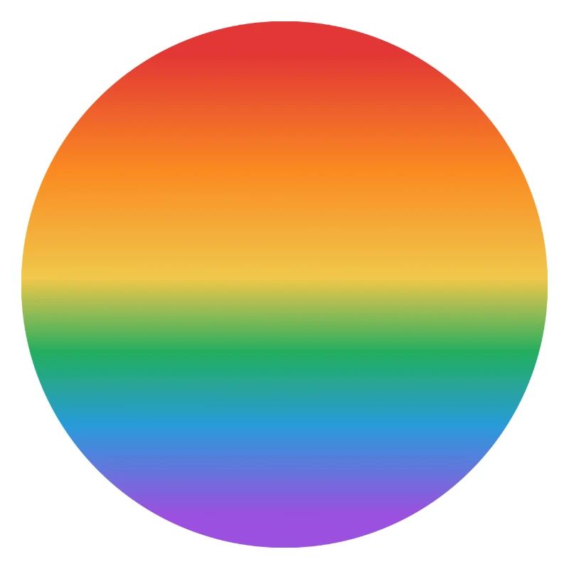 Rainbow gradient circle