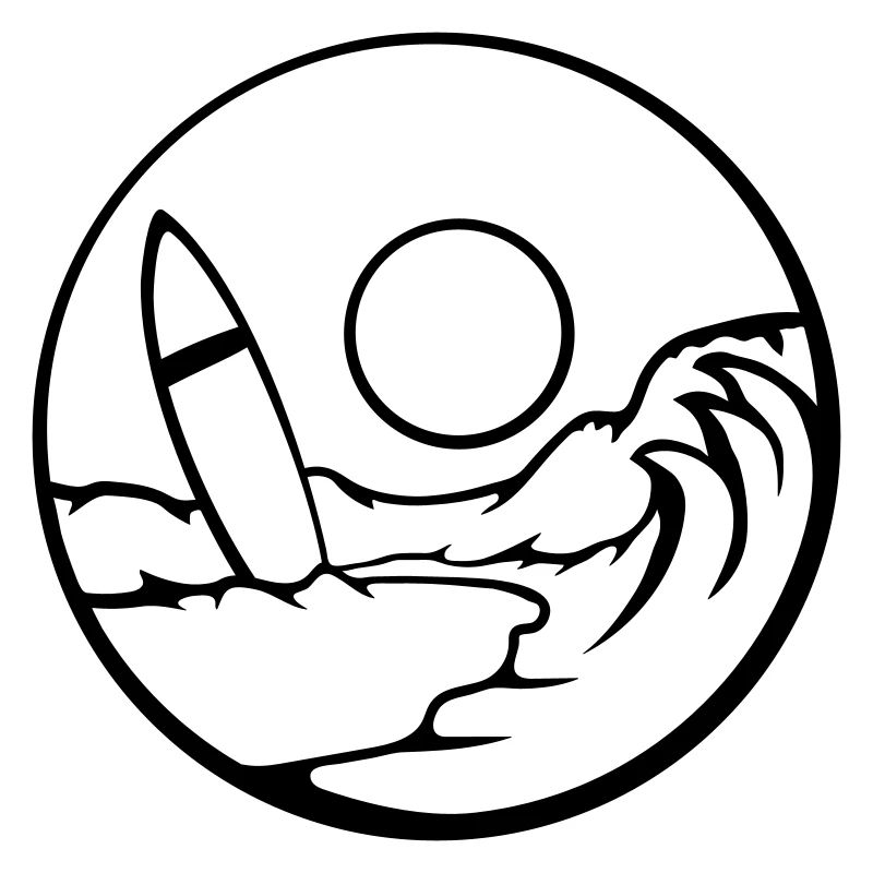 Beach Surfboard Wave