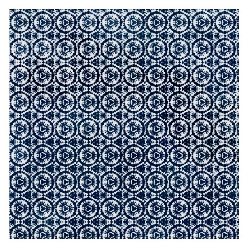 Dark Blue White Tie Dye Textile Pattern