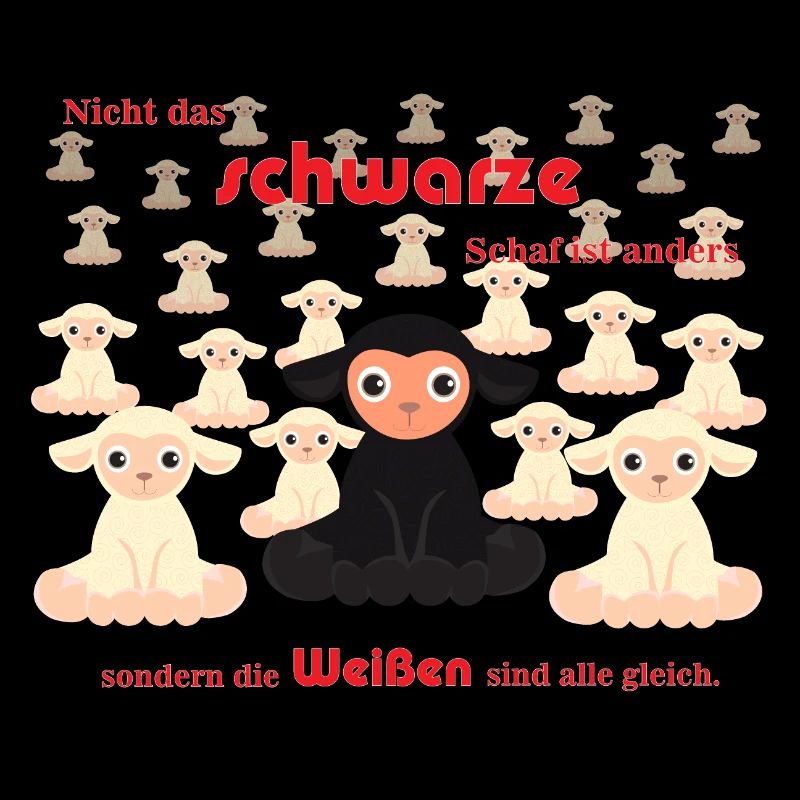 Sei das schwarze Schaf - sei anders