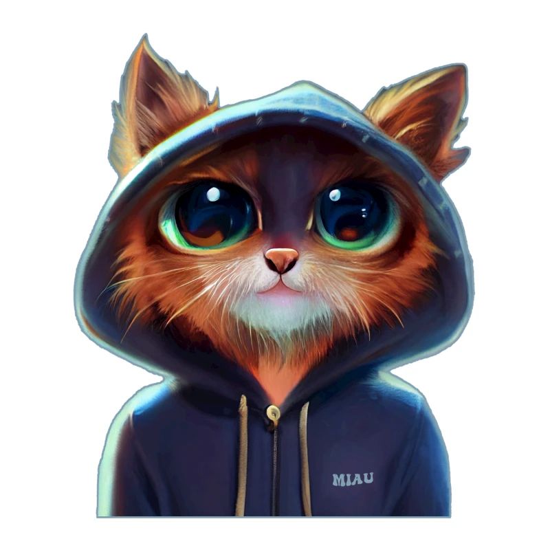 Katze mit Pullover 1