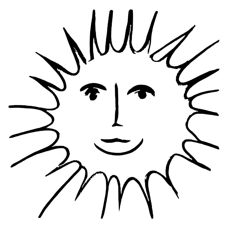 Sun Summer Watercolor Nature Beach Sky Vector 2