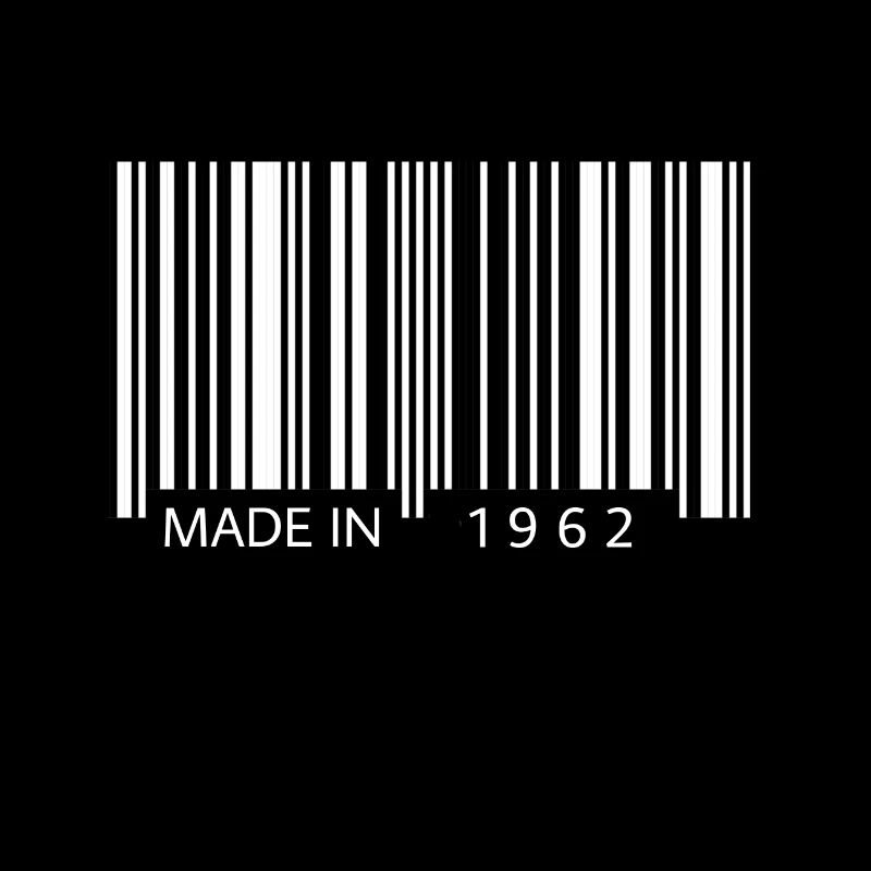Made in 1962 Barcode Gift