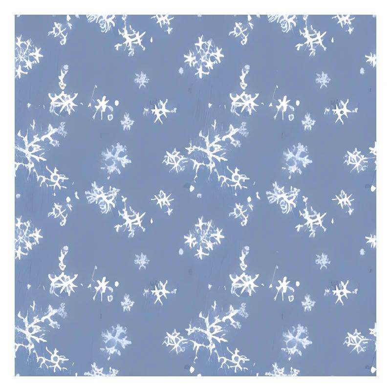 Snow pattern on a blue background