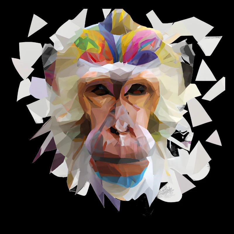 Abstract Pride and Power Monkey