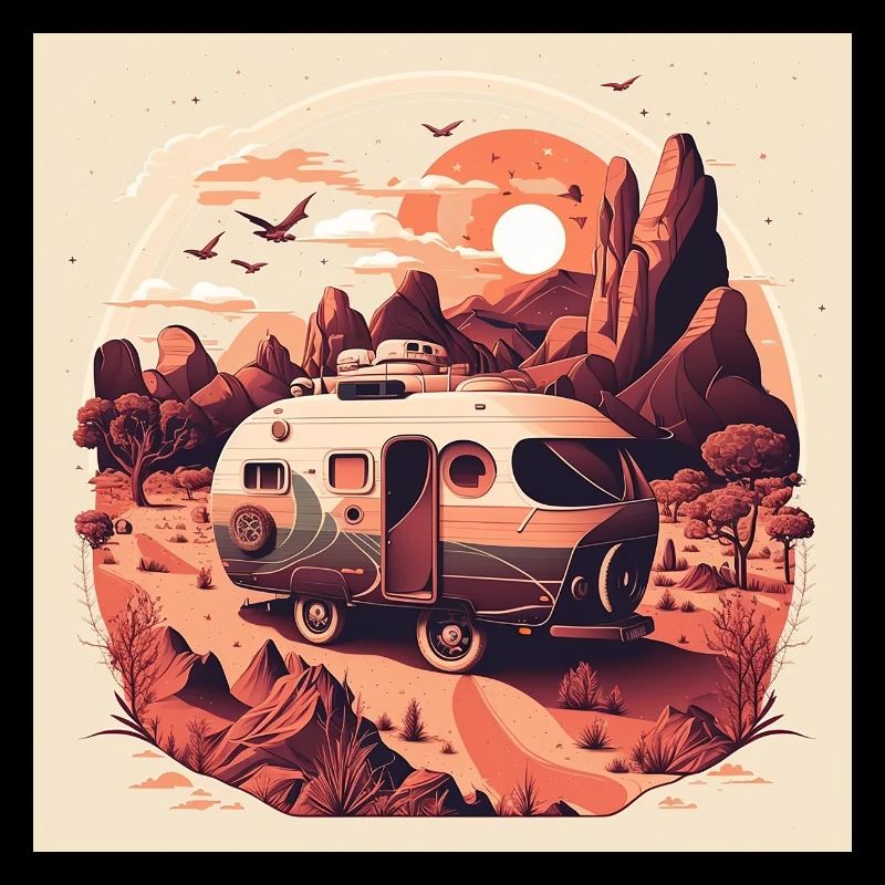 Bus Camping Abenteuer Outback Australien