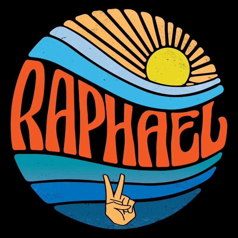 Raphael Shirt Vintage Sunset Raphael Groovy Tie