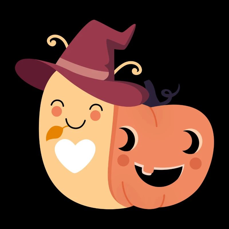 Escargot avec maison de citrouille