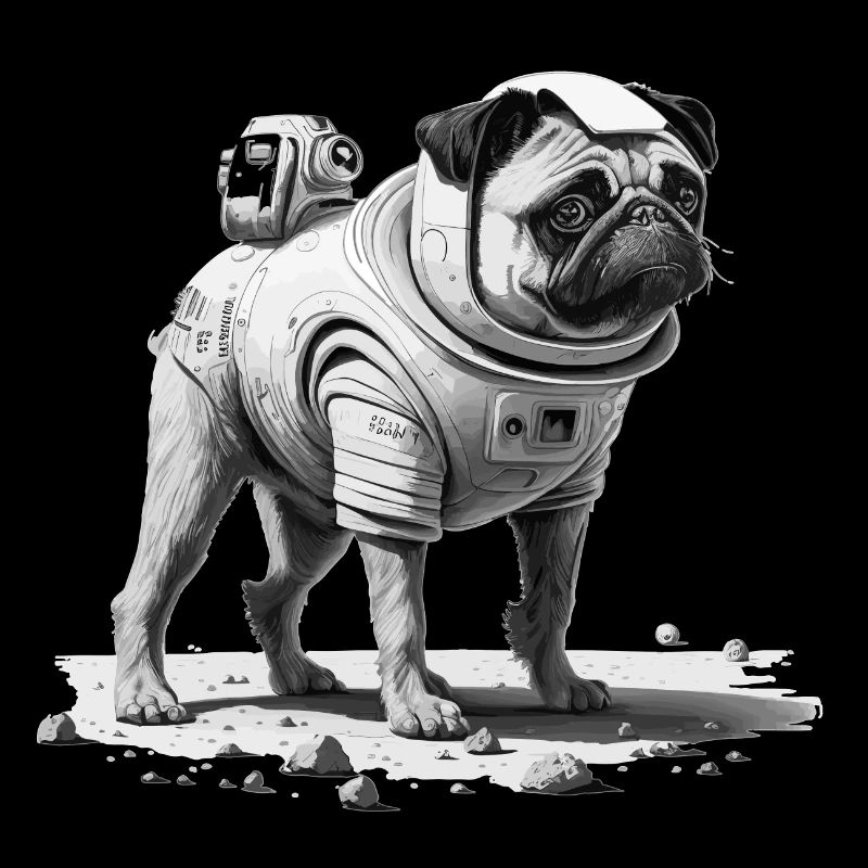 Mops auf dem Mars
