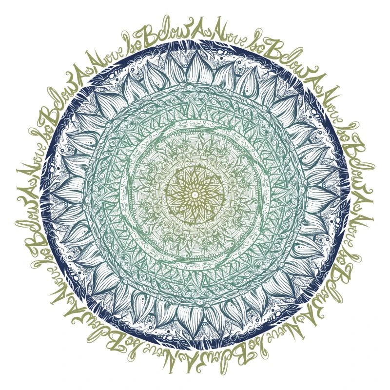 Comme ci-dessus donc en dessous de Mandala
