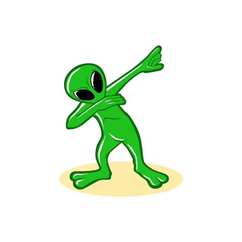 Dabbing Alien Dab Dance UFO Lover Gift Idea