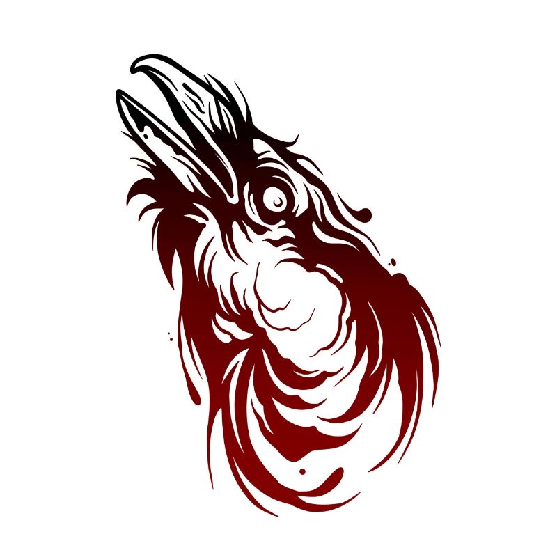 Crow's head