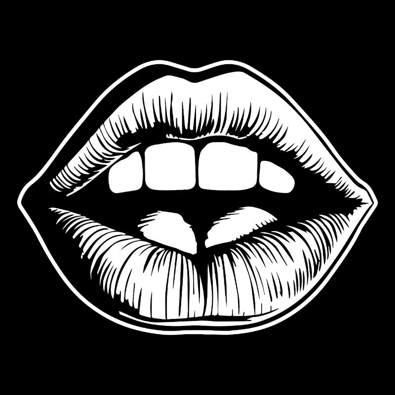 Lèvres, bouche, baisers lèvres