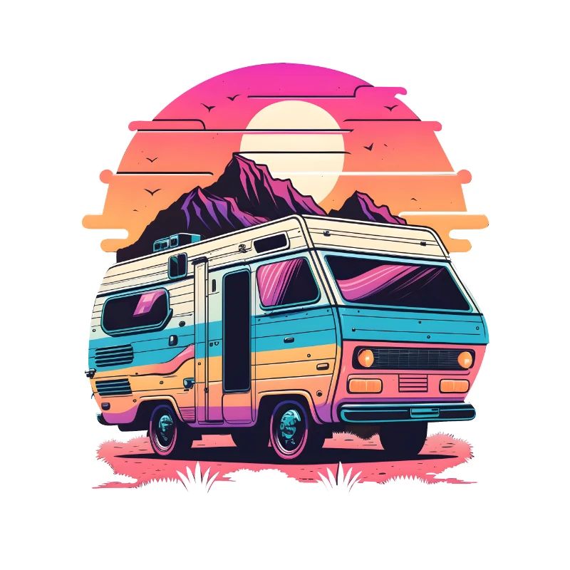 Synthwave Camper