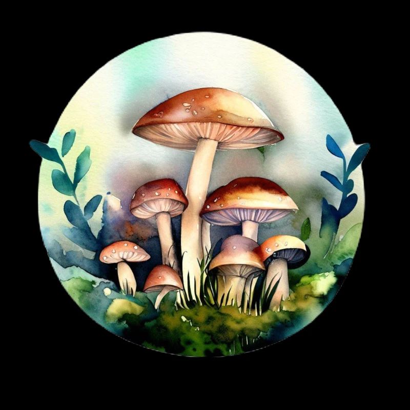 Champignons dans la forêt Champignons