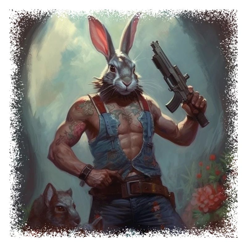 Påske 2022 Påske For Mænd Funny Lapin Bear Brown